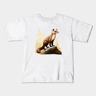 Pine Marten Kids T-Shirt